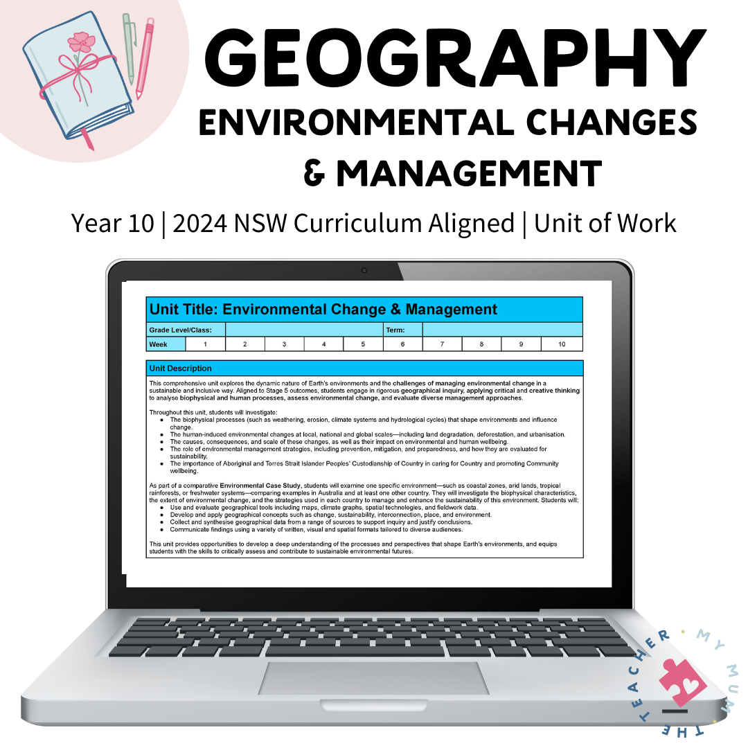 Year 10 Geography - Environmental Change & Management | 2024 NSW Curriculum